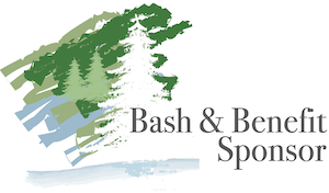 Tree logo with the words Bash & Benefit Sponsor