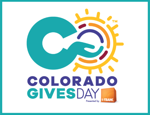 Colorado Gives Logo with text of the date of December 10, 2024 and the url coloradogivesday.org